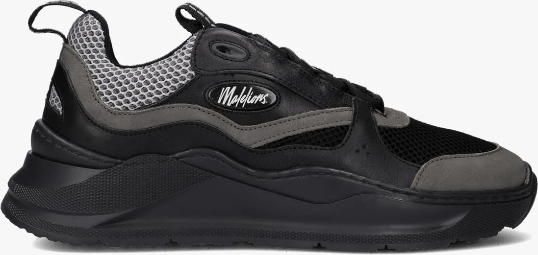 MALELIONS zwarte malelions lage sneakers malelions men mesh runner