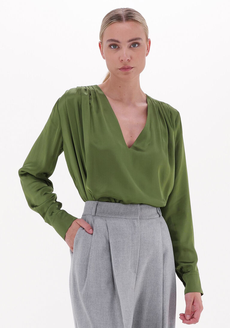 CHPTR-S groene chptr-s blouse sparkle top