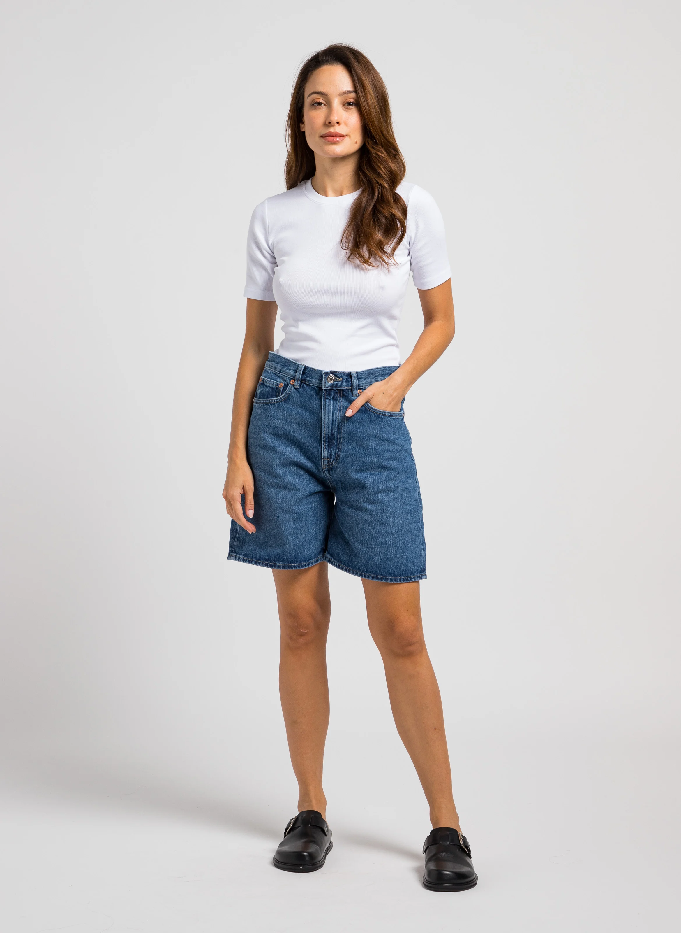 SAALEXO - Tee-shirt manches courtes en coton organique | Blanc