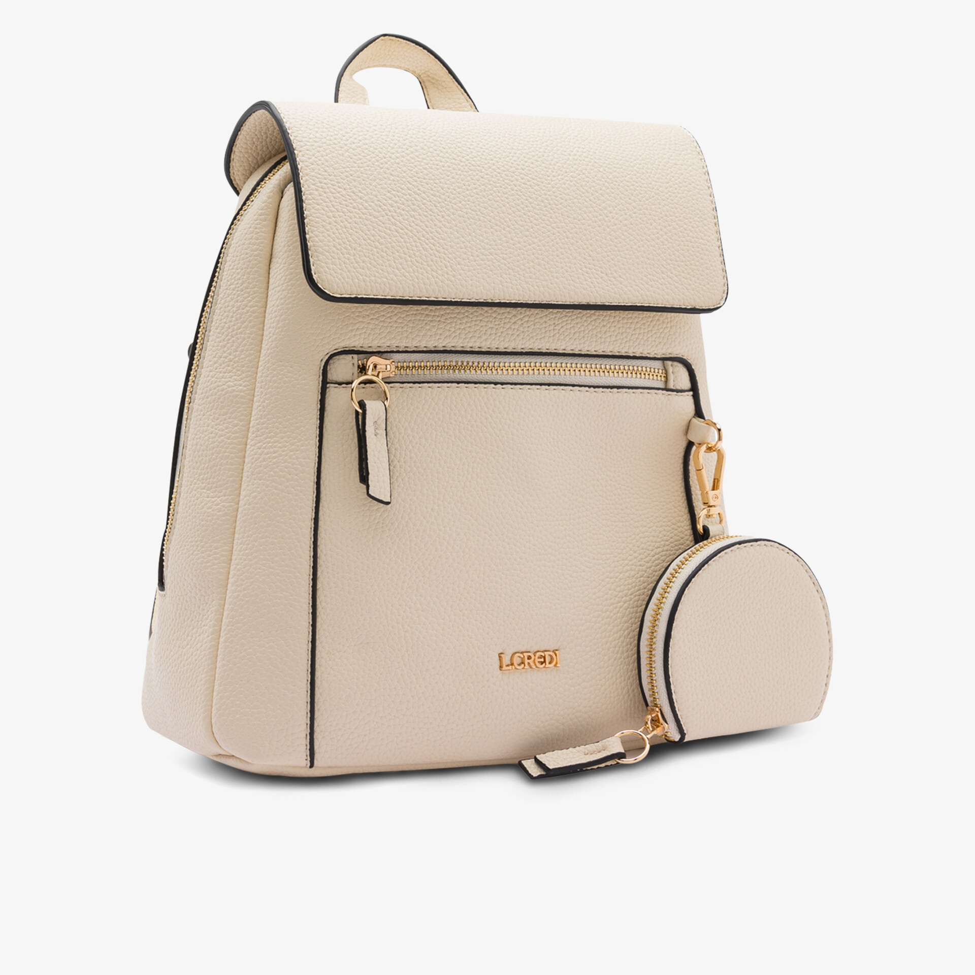 L.CREDI Damen Rucksack beige