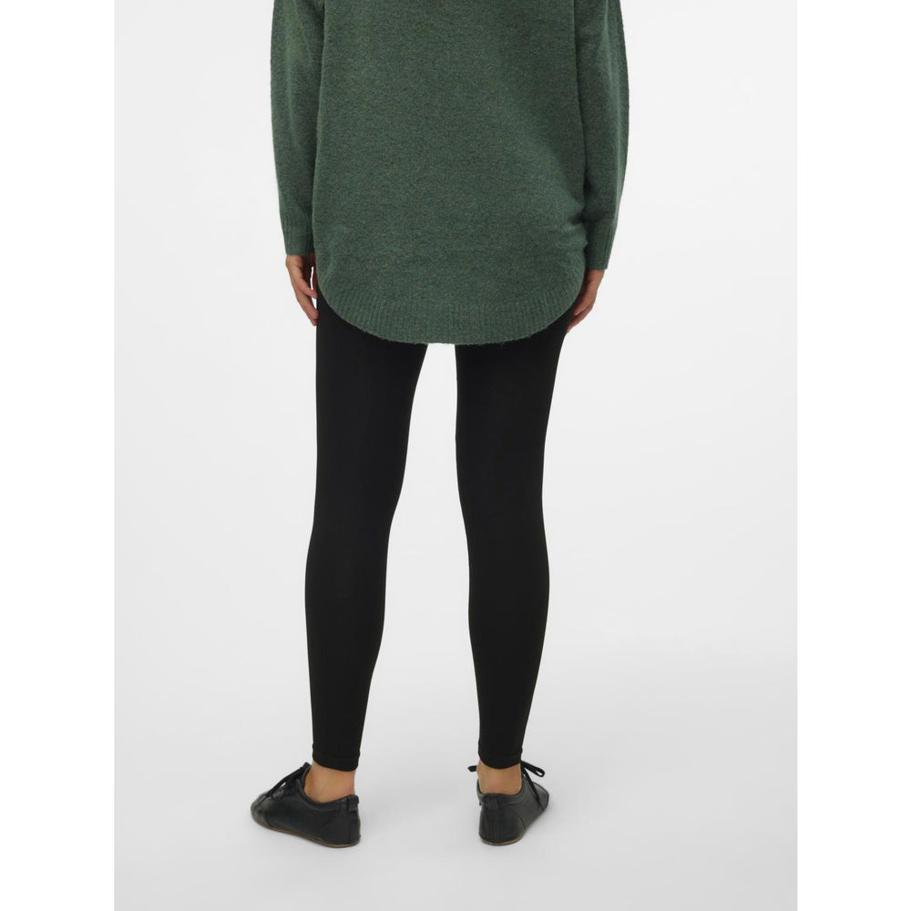 Køb Vero Moda Maternity Black Vmmisa Hw Seamless Rib Leggings Noos