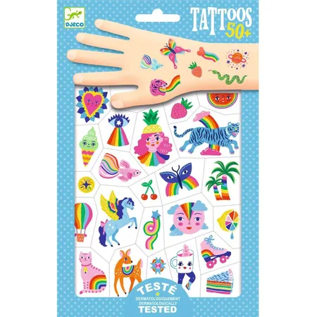 Djeco Tattoos: Regenbogen