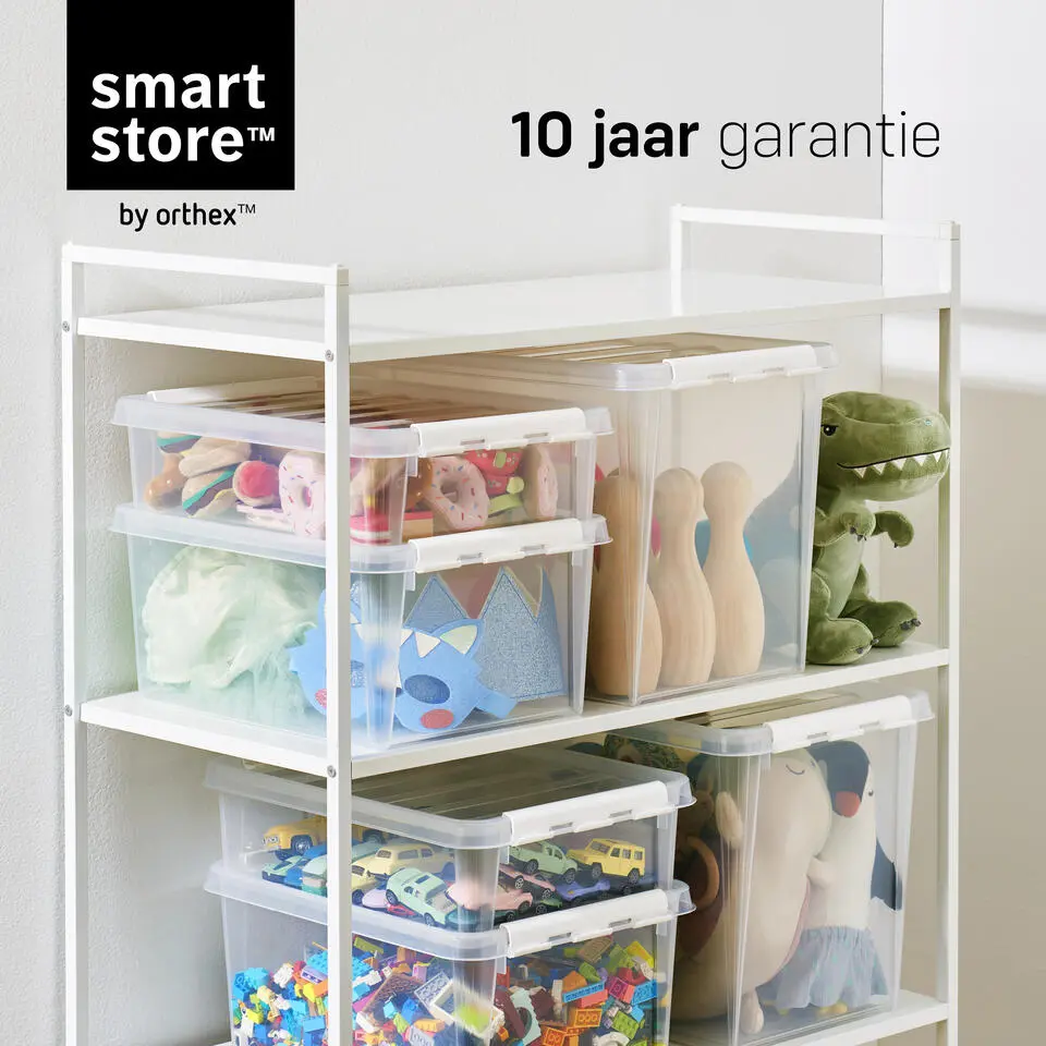 SmartStore Stevige Opbergbox 8L Set van 2 - 34x25x16cm