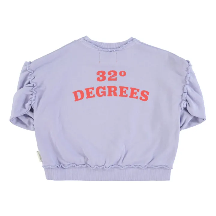 Piupiuchick Sweat Manches Ballon Coton Bio | Lavande
