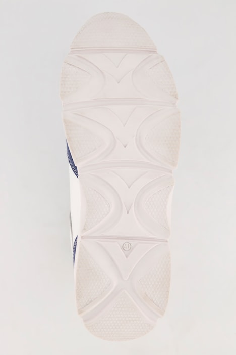 Leder-Sneaker, Chunky-Sohle, Weite H
