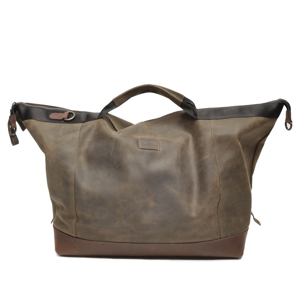 Berba Barbarossa Leren Weekender Reistas Military