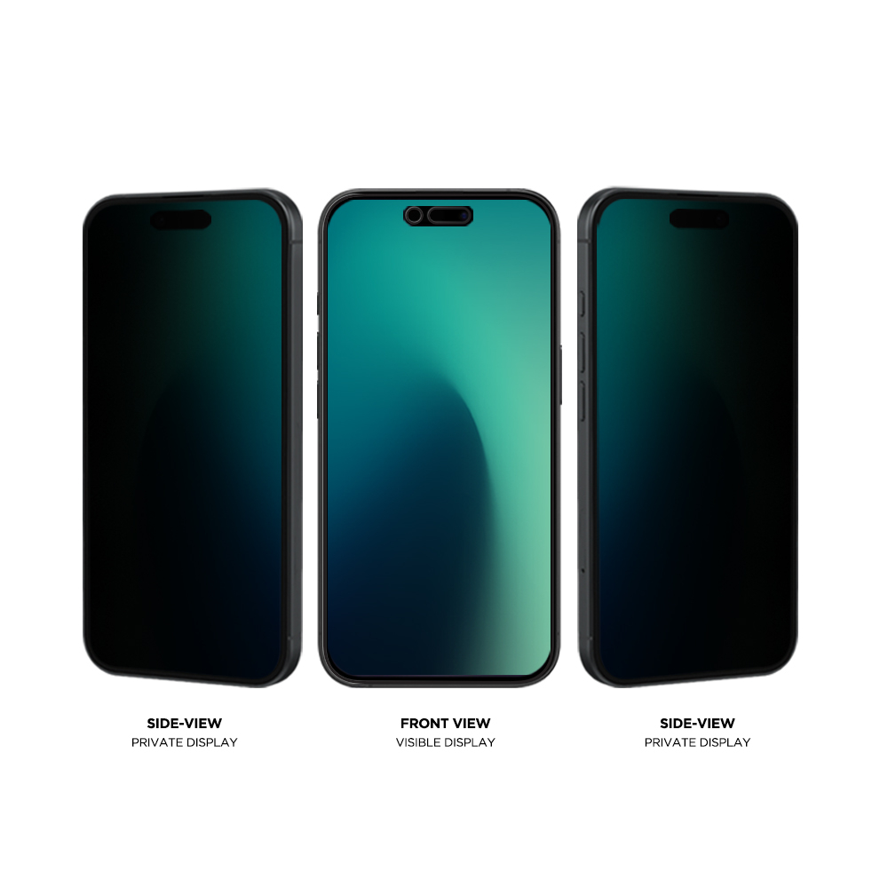 iPhone Air Mountain Glass Black Panzerglas 2.5D Privacy Displayschutz Case Friendly (EGMSP00332)