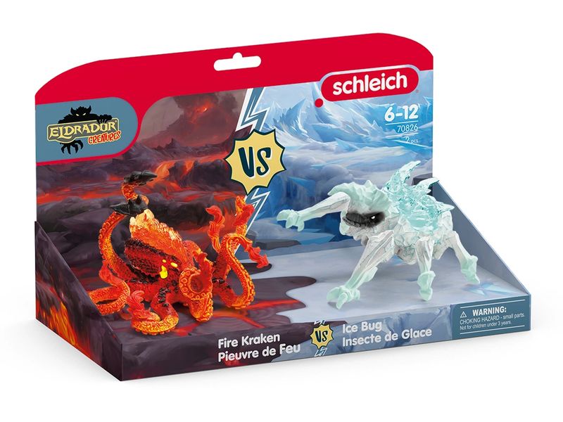 Schleich Eiskäfer vs. Feuerkrake Eldrador Creatures Sammelfiguren-Set