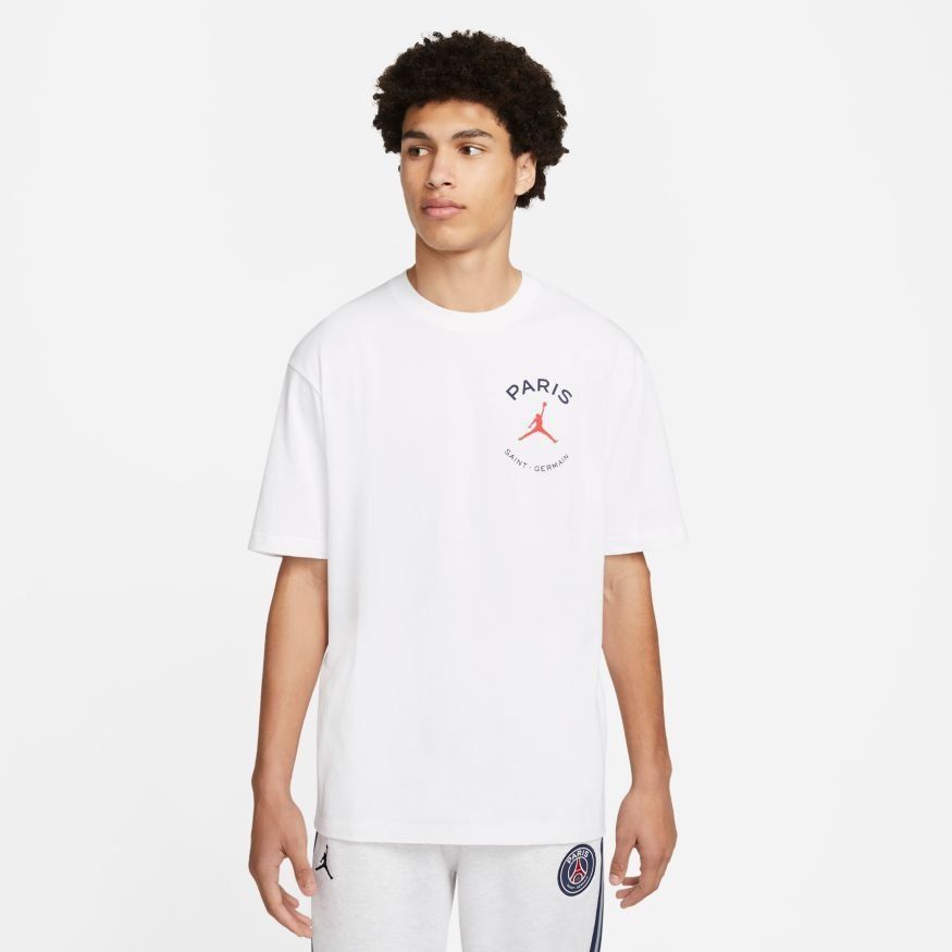 Paris Saint-Germain T-Shirt Logo Jordan x PSG - Blanc
