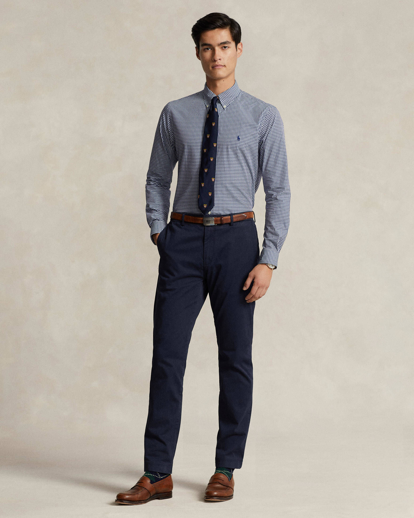 Polo Ralph Lauren| Herren Hemd Custom Fit Langarm