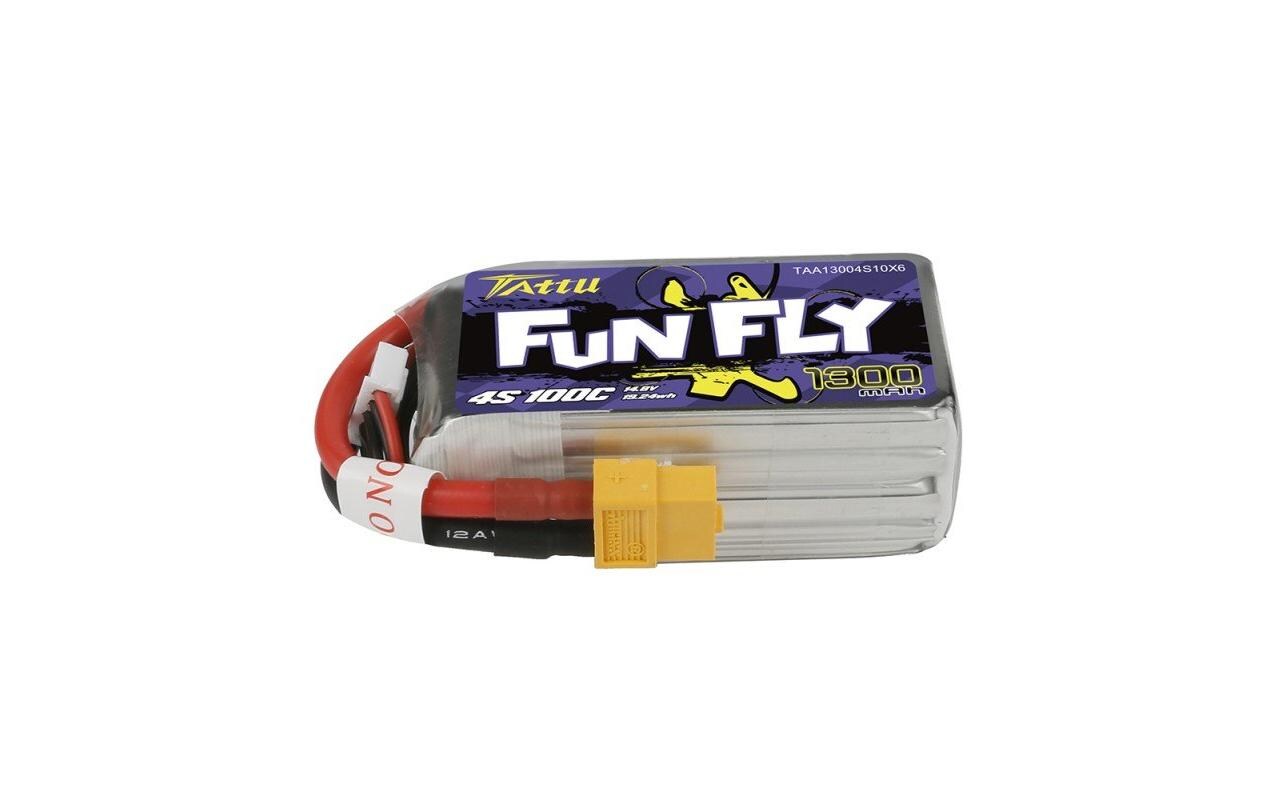 RC-Akku LiPo 1300 mAh 14.8 V 100C4S LiPo Akku für Racecopter mit XT60 Stecker