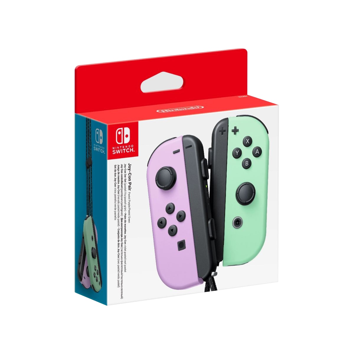 Nintendo Switch Joy-Con kontrollpar (pastell-lilla + pastellgrønn)