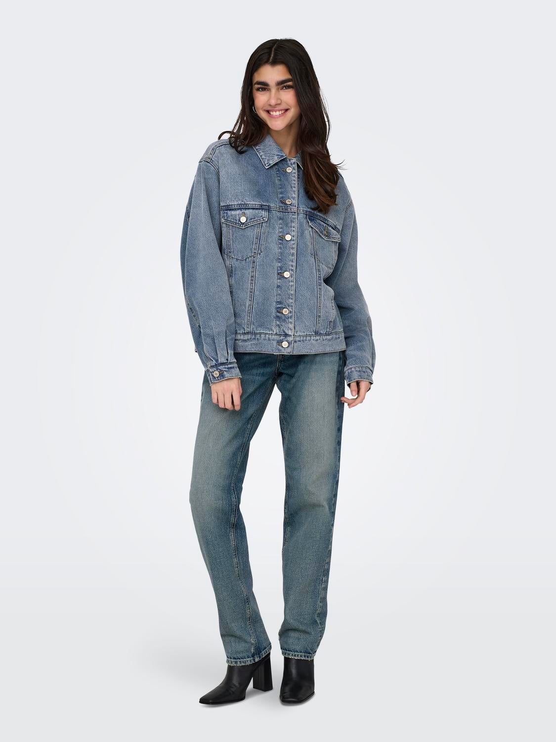 ONLPENNY Jeansjacke Medium Blue Denim