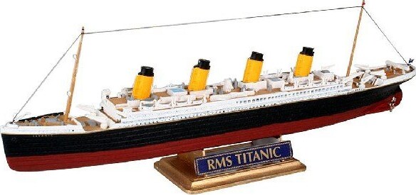 Revell - Rms Titanic Model Skib Byggesæt Inkl. Maling - 1:1200 - 65804
