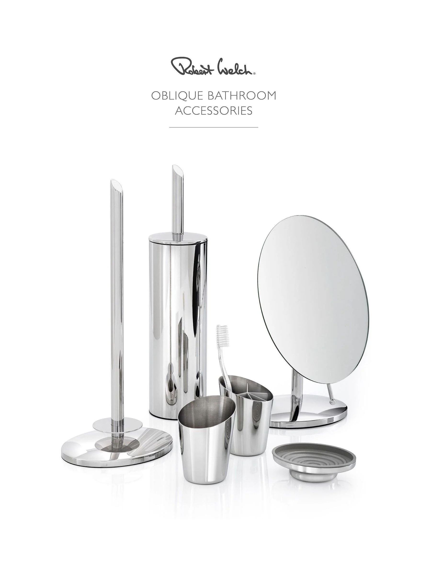 Robert Welch Oblique V vloertoiletrolhouder