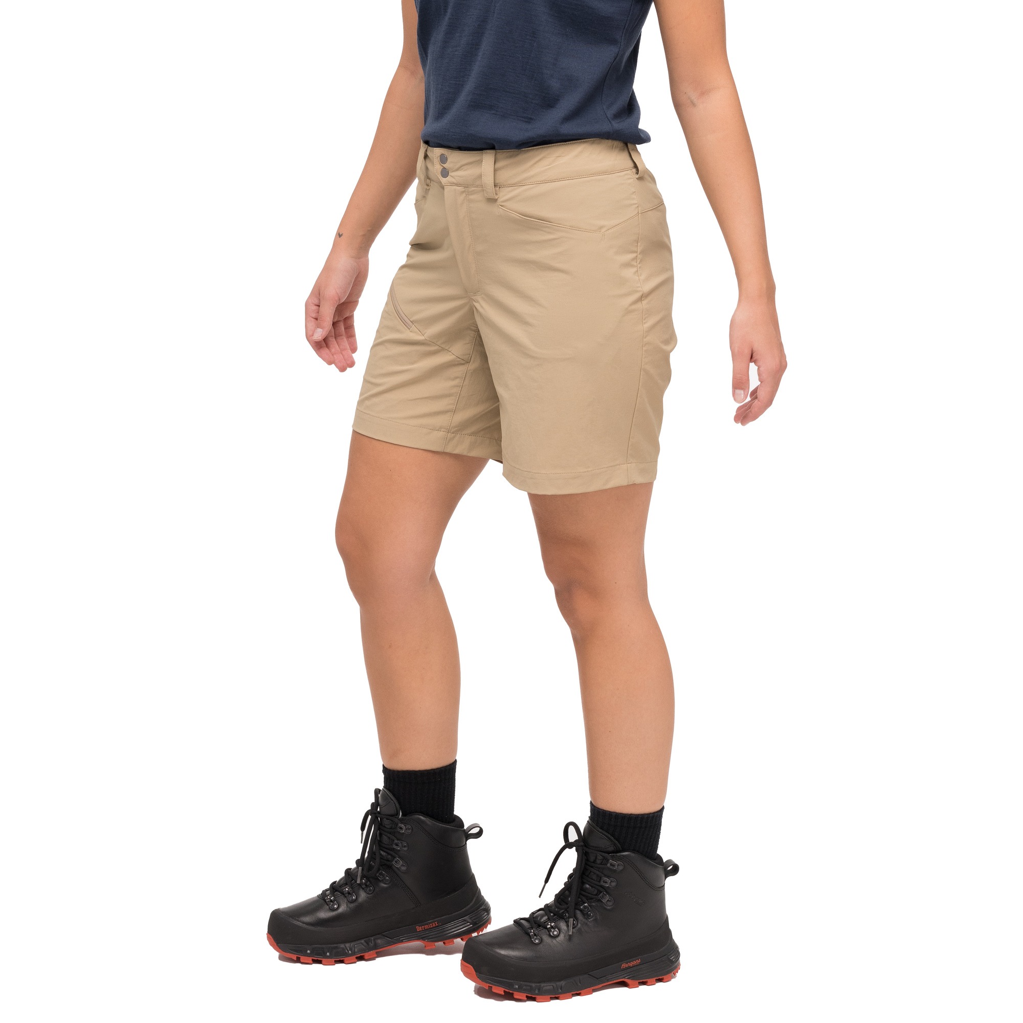Rabot Light Softshell Shorts Dame Warm Sand