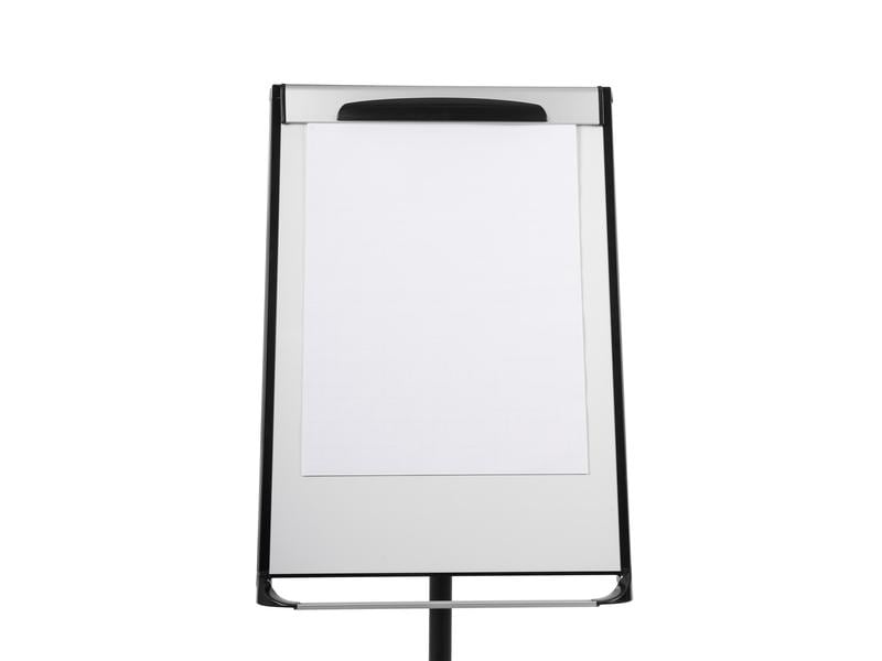 Bi-Office Flipchart Kariert, 5 Blöcke à 20 Blätter Flipchart-Block für Präsentationen