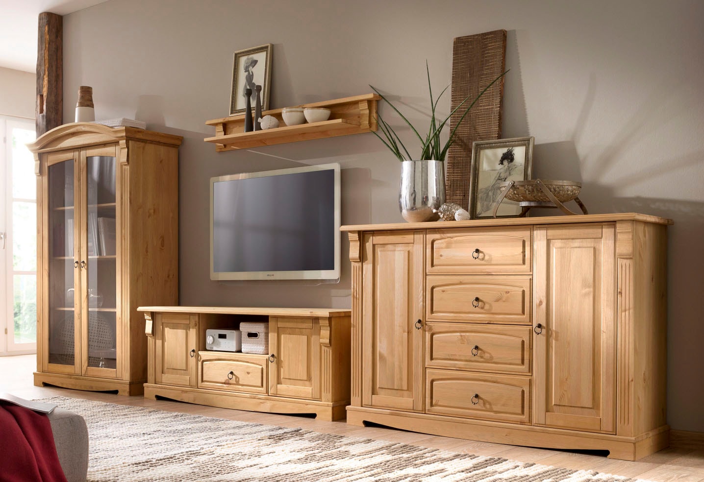 Home affaire Wohnwand »Anna« Set, 4 Stk. tlg.