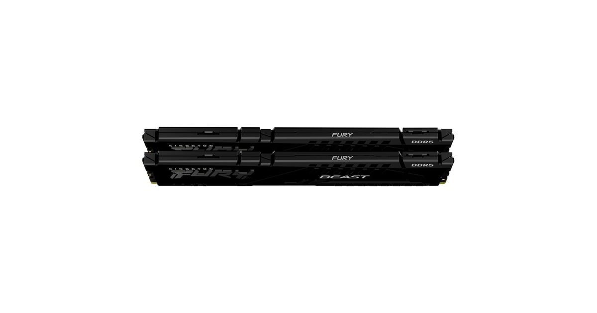 Kingston FURY64 GB DDR5-5600 Kit werkgeheugen  (Zwart, KF556C40BBK2-64, Beast, XMP 3.0)