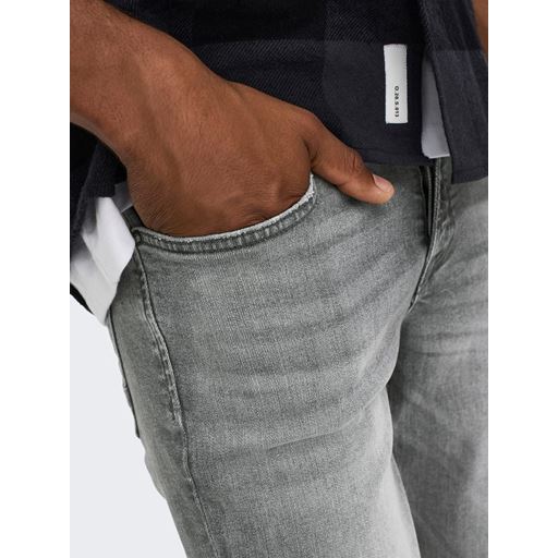 ONLY & Sons Loom Slim Jeans, Grey Denim, W29/L30