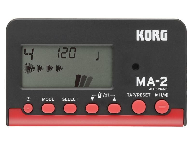 Korg Metronom MA-2 digital, Black Kompaktes digitales Metronom