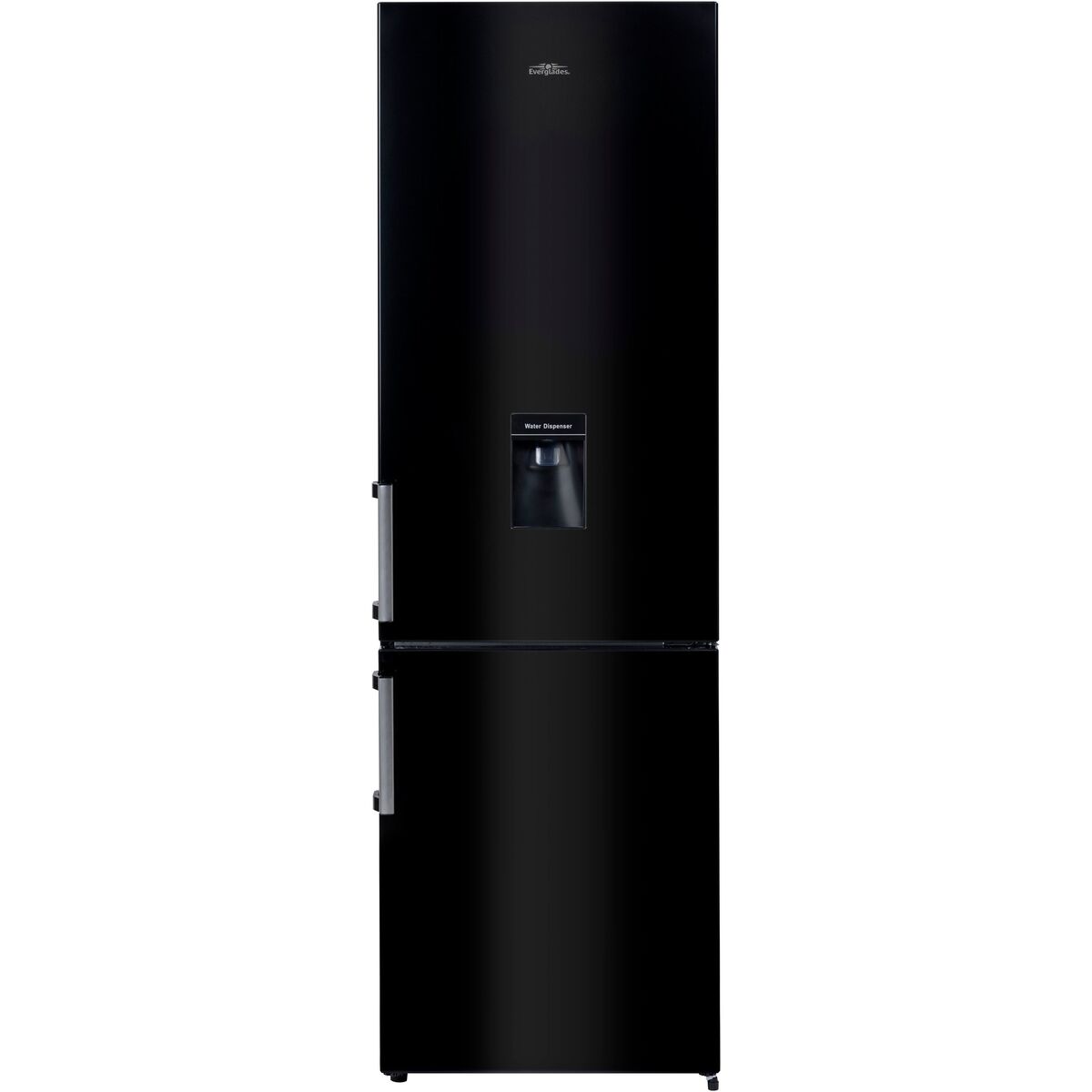 EVUD4049 kjøleskap/fryser med vanndispenser 198 + 71 liter, svart
