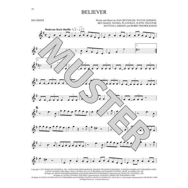 Hal Leonard First 50 Songs Recorder