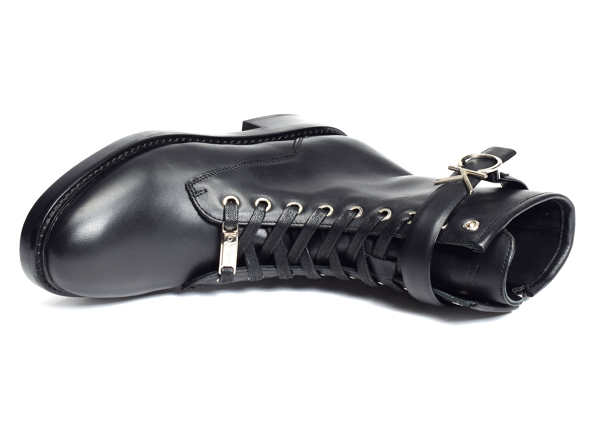 Rubber sole combat 1254 noir