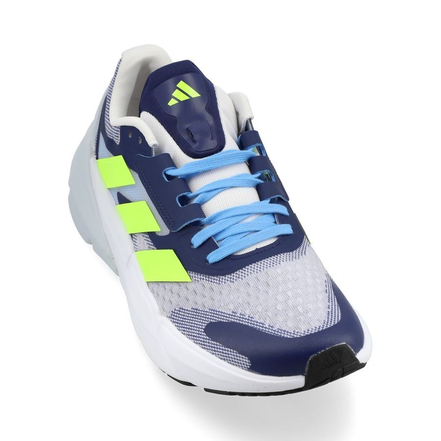 adidas Chaussures de Running Adistar 2.0 - Blanc/Bleu Marine/Gris/Lucid Lemon