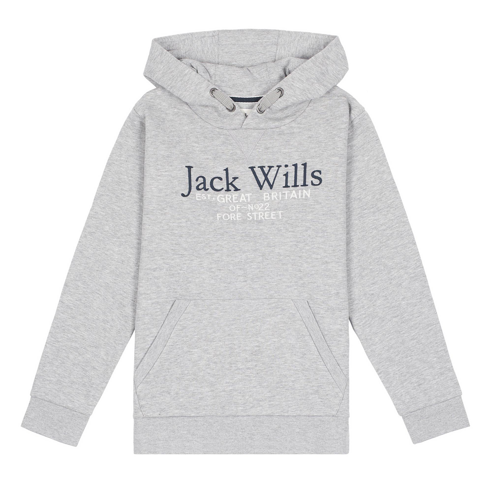 Jack Wills Kids Batsford Script Logo Hoodie