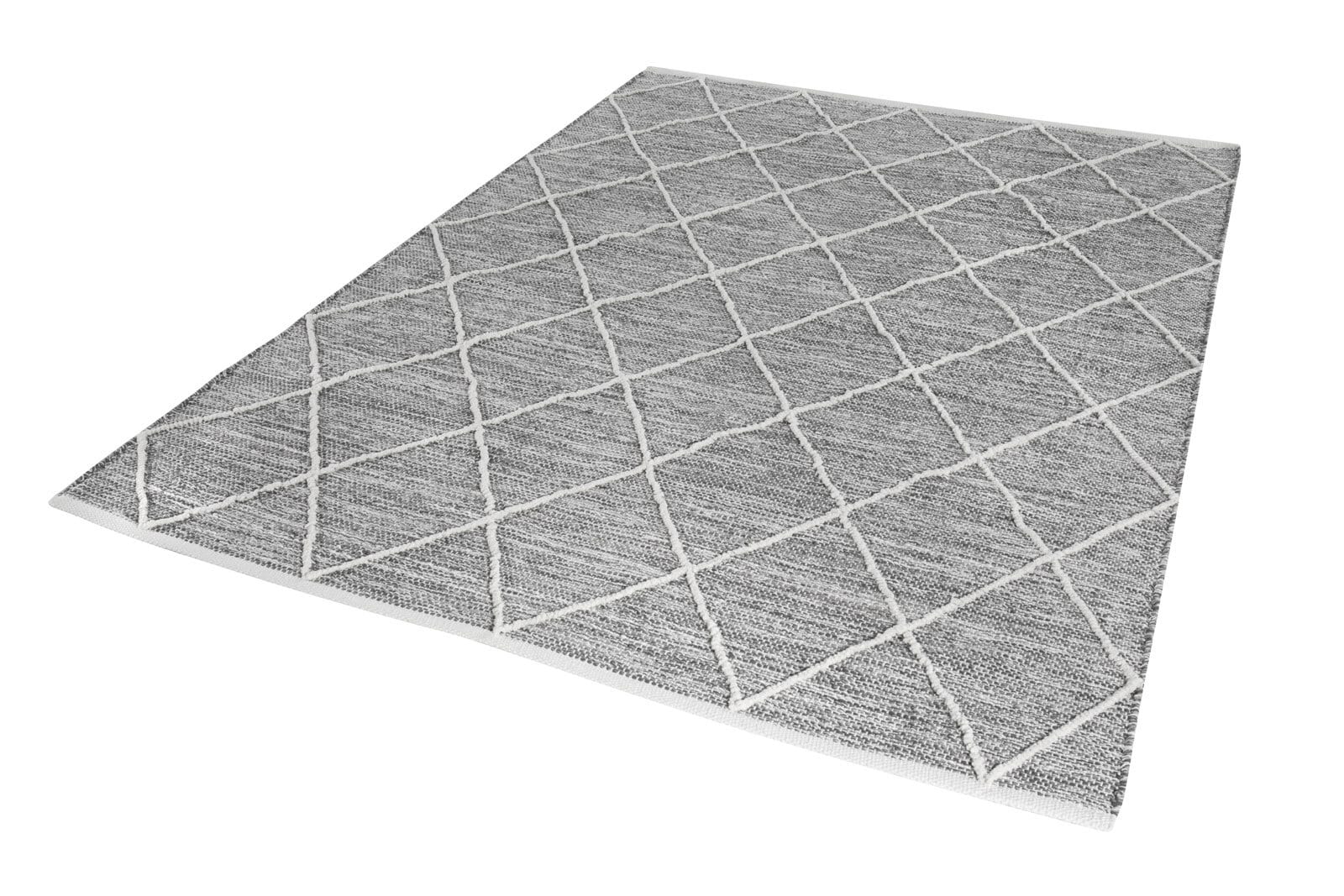 Kelim-Teppich TRELLEBORG 170 x 240 cm grau
