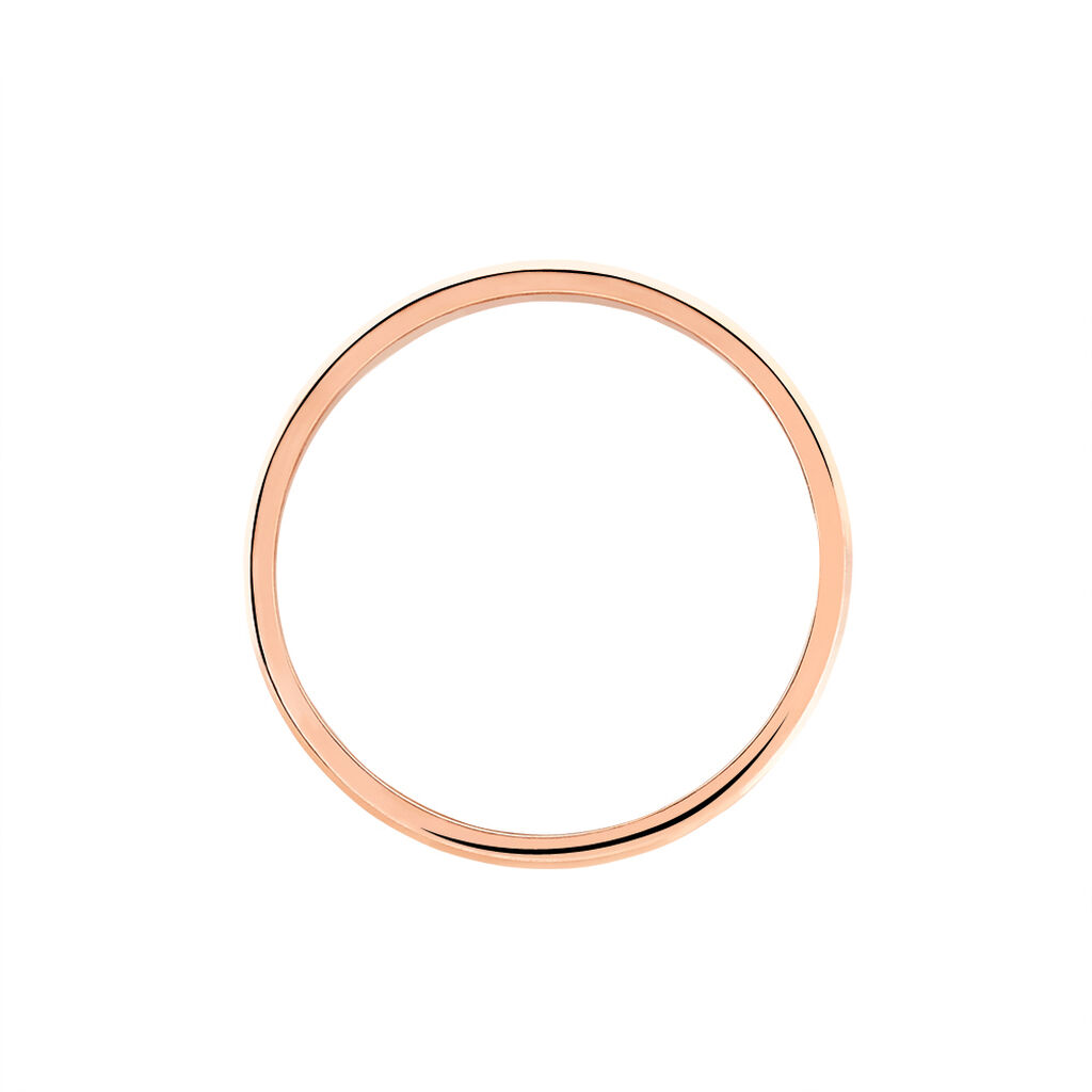 Alliance Fantaisie Diamantee Ruban Plat Or Bicolore