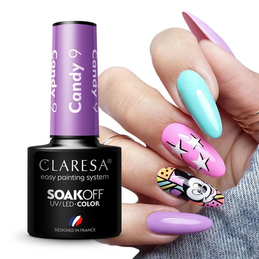 Claresa Nail Polish Hybrid Soak Off Candy 09 5ml