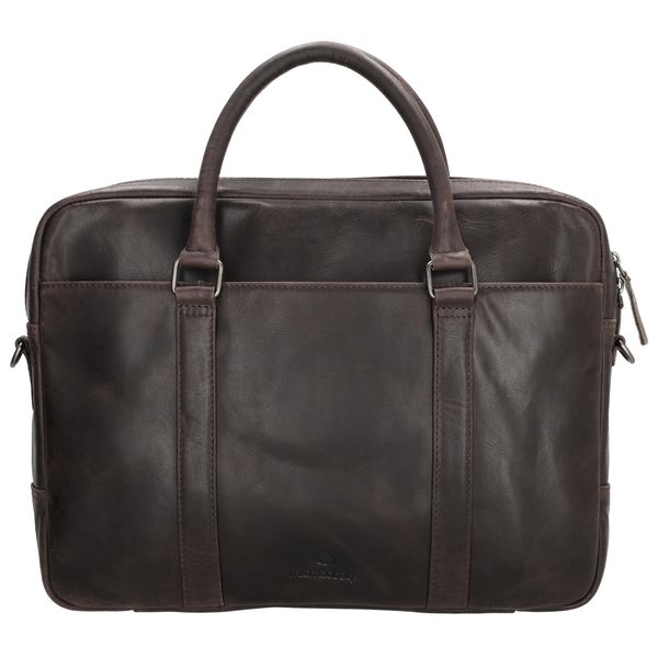 Micmacbags Next Navajo Laptoptas 15,6 inch Donkerbruin