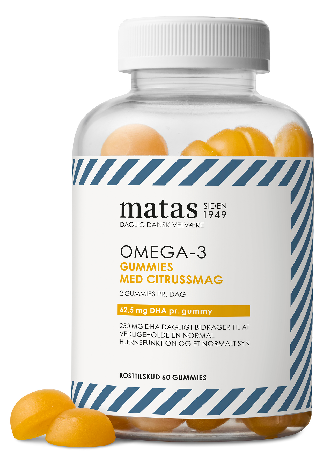 Matas Striber Omega 3 Gummies 60 stk.