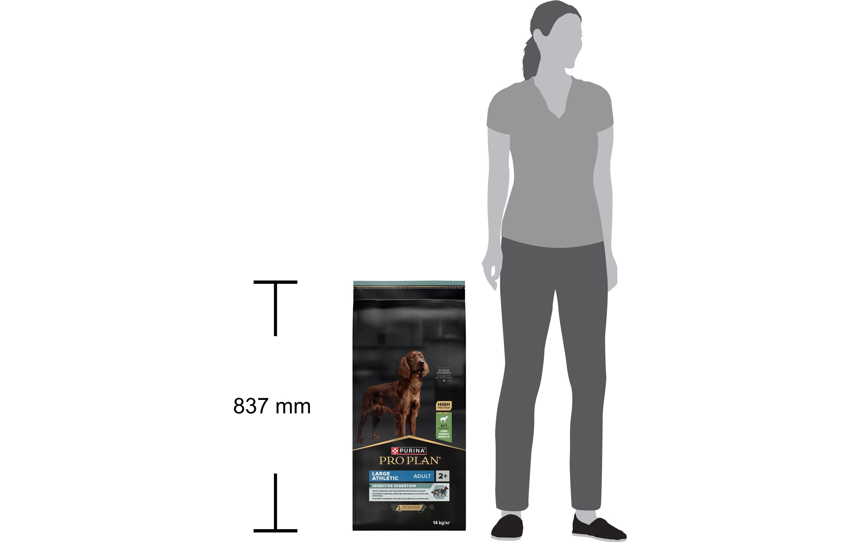 Trockenfutter L Athletic Adult Sens. Digestion Lamm, 14 kgAlleinfutter mit grosse Hunde