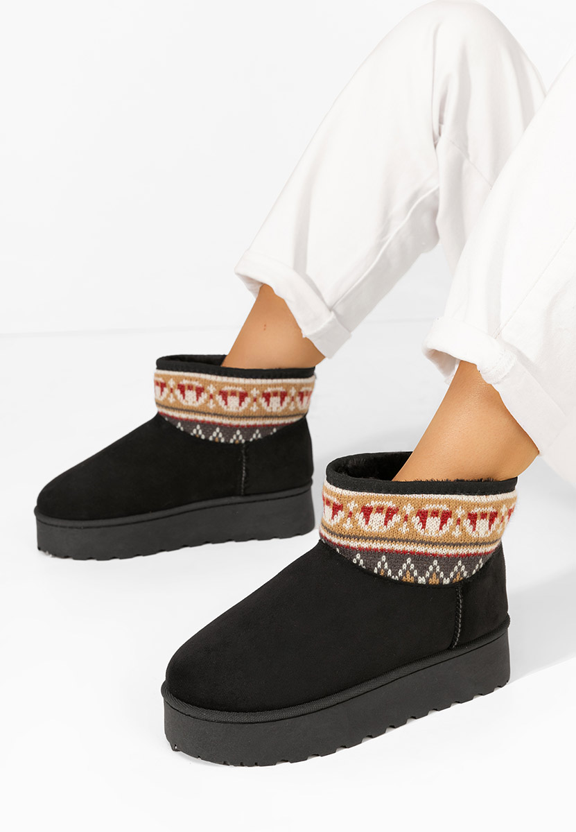 Bottes de neige femme noires Joye