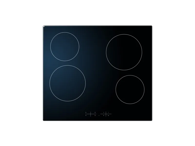 Scandomestic K 61 - Keramisk kogeplade - 4 zoner - bredde: 59 cm - dybde: 52 cm - 6000W