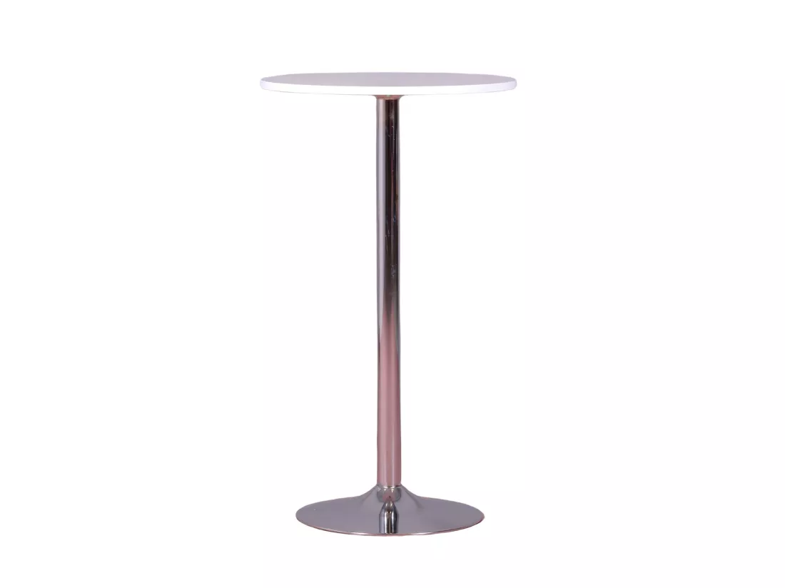 Table haute design - Boom - Blanc