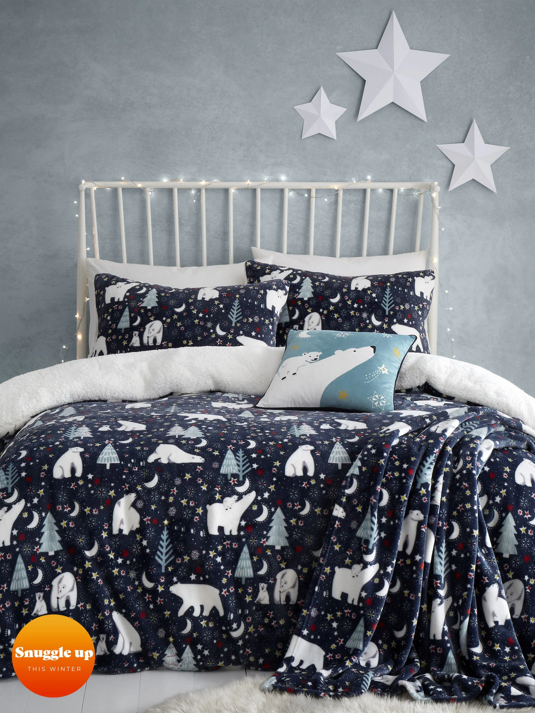 Fusion Plush Christmas Duvet Cover Set