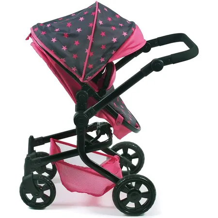 Bayer Chic Kombi-Puppenwagen MIKA, Sternchen Pink