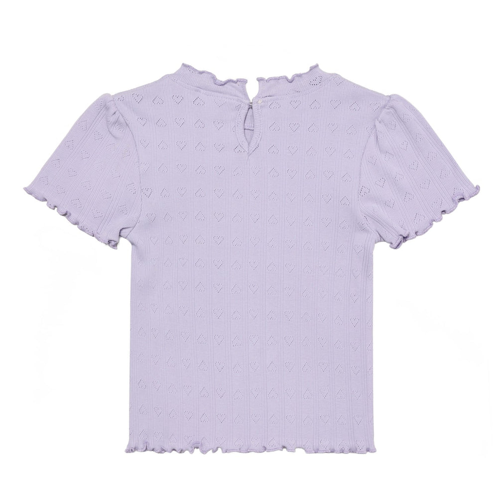 Køb En Fant Purple Heather T-Shirt Ss Pointelle