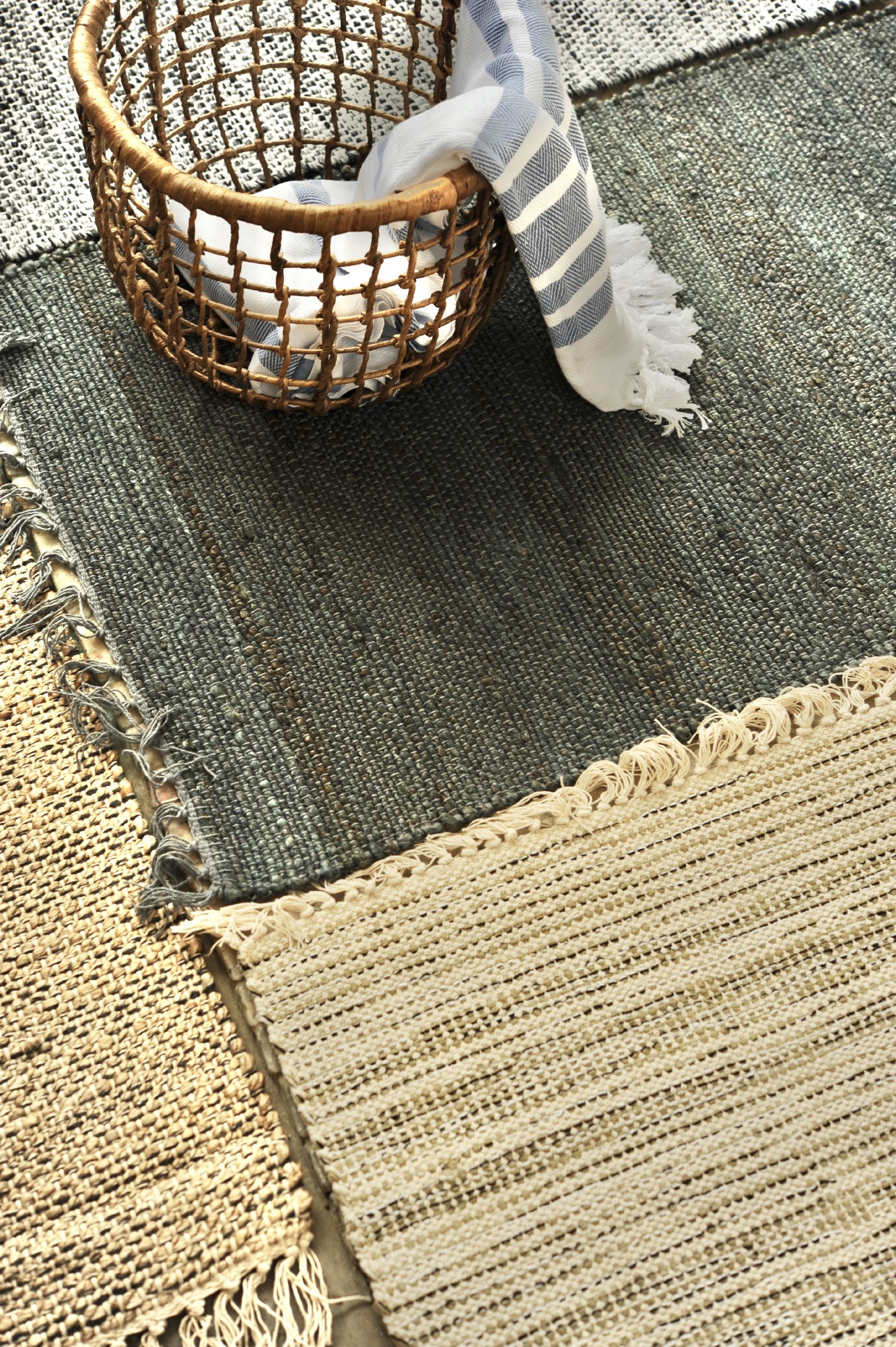 Mini-Rug 'Azar', beige, T 60 cm, B 90 cm von fischer's lagerhaus