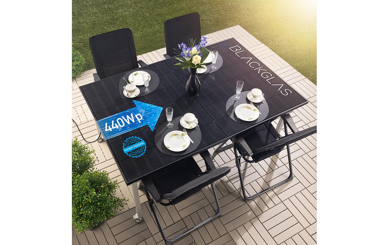 Solartisch ECOflexPRO 440 Wp<br>Balkonkraftwerk für nachhaltige Energiegewinnung