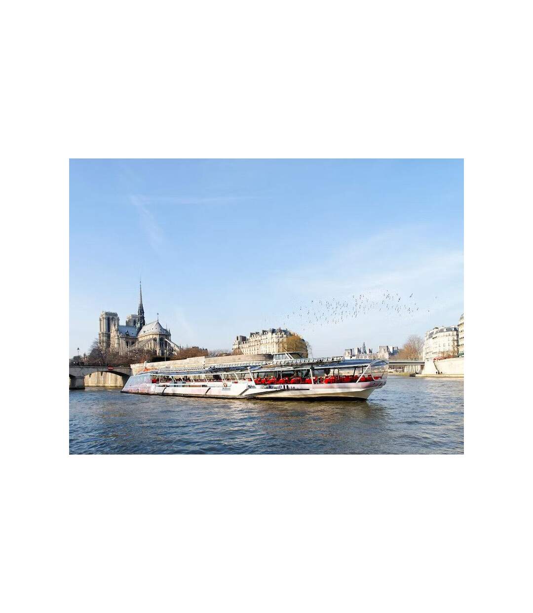 Découverte de Paris lors d’un déjeuner croisière sur la Seine pour 2 adultes - SMARTBOX - Coffret Cadeau Gastronomie