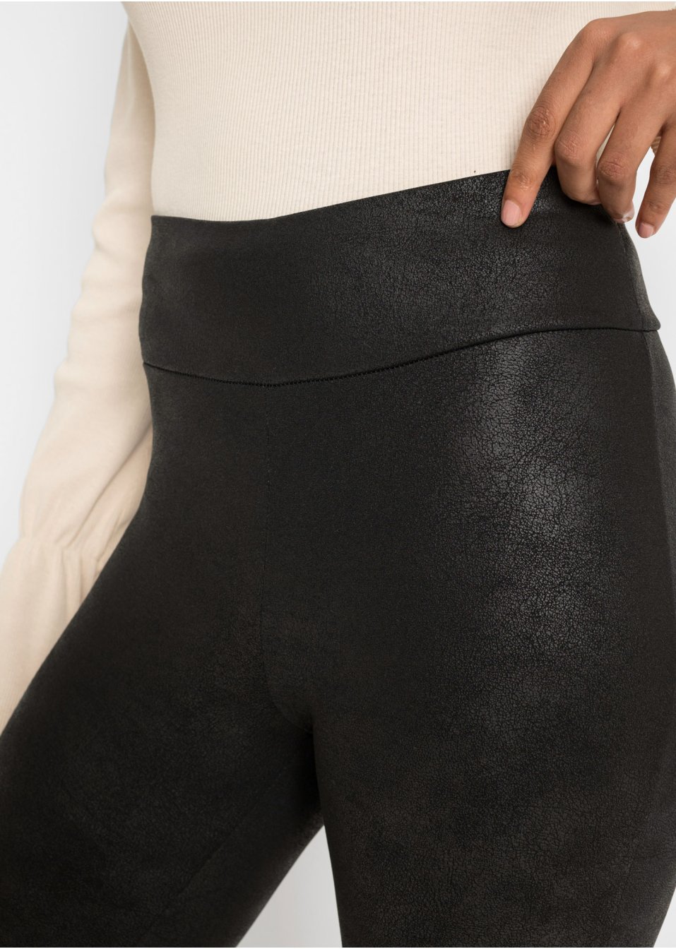Legging thermo enduit