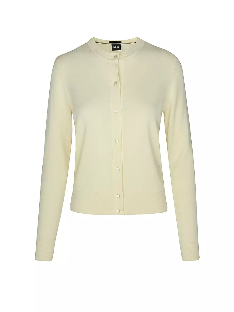 BOSS Cardigan FADENASI gelb