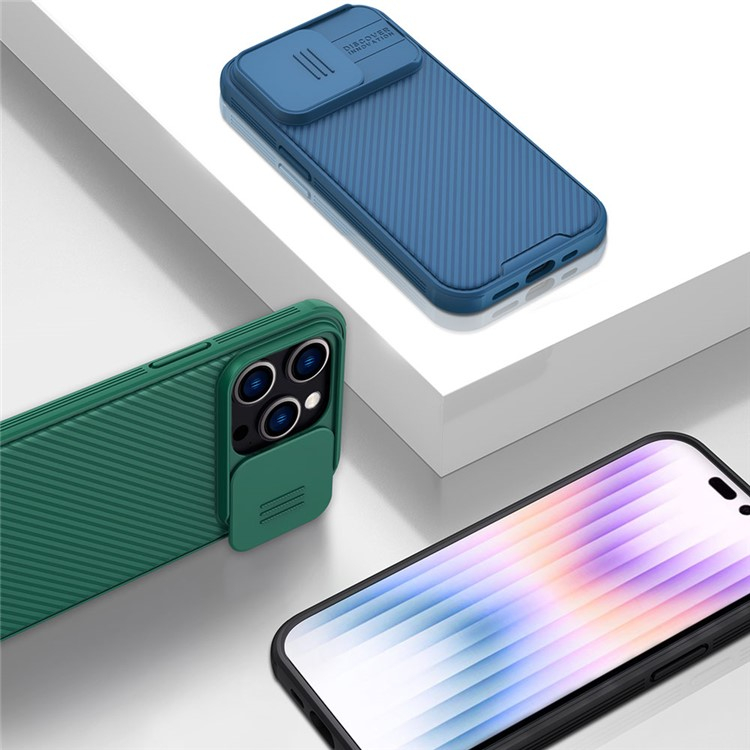 iPhone 14 Pro Schutz Hülle Cam-Slider Kameraschutz - Schwarz