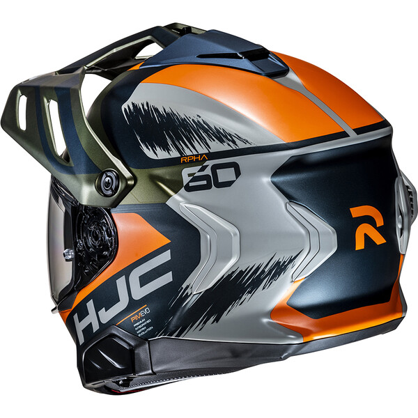 HJC - Casque RPHA 60 Quid MC47SF / Bleu foncé / Argent / Orange / Mat