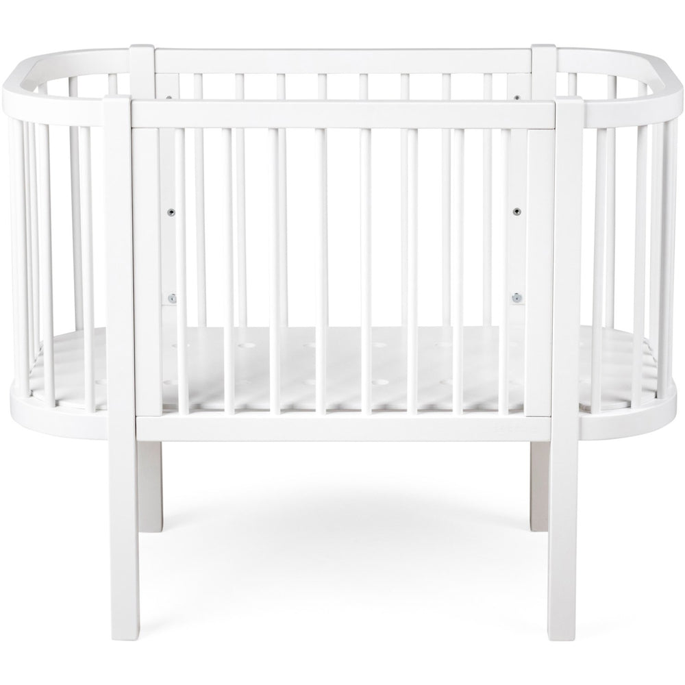 Køb Sebra Classic White Bedside Tremmeseng